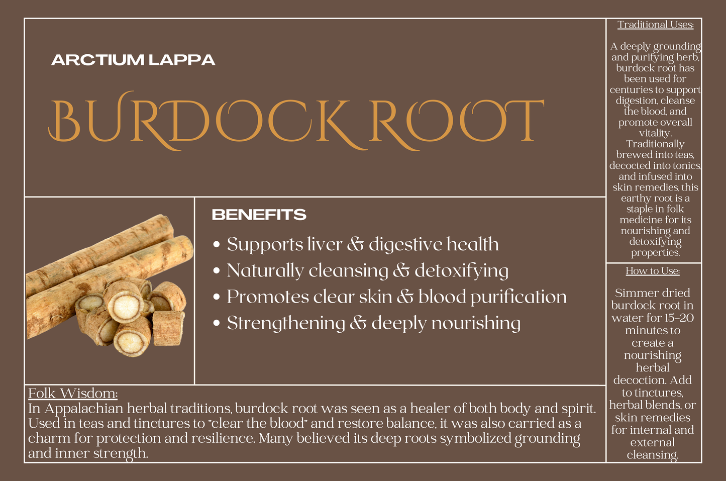 Burdock Root