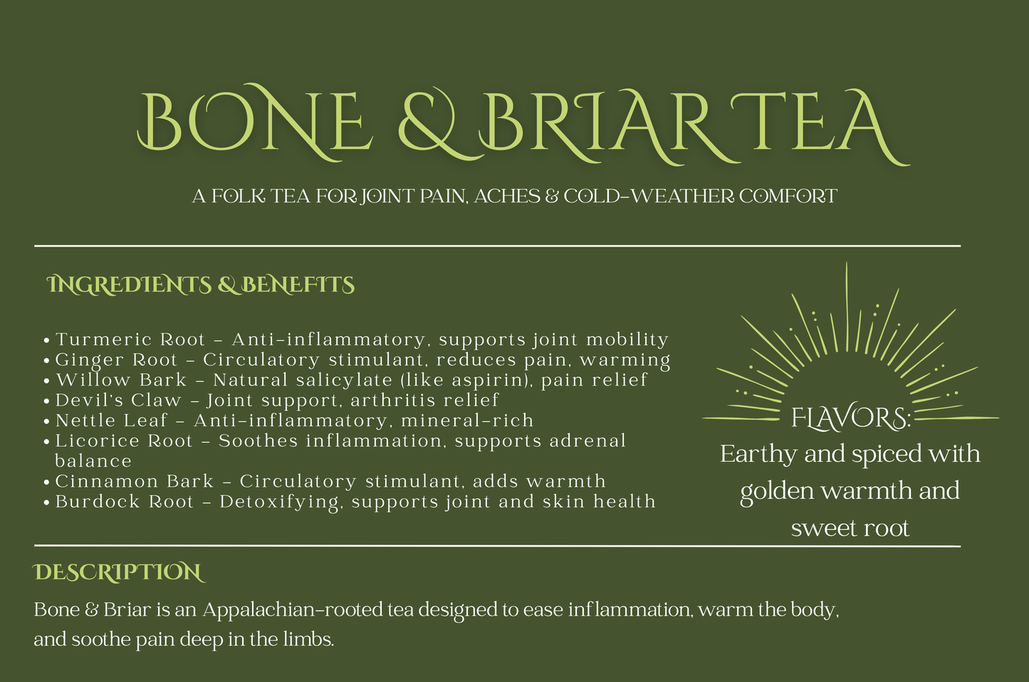 Bone & Briar Tea