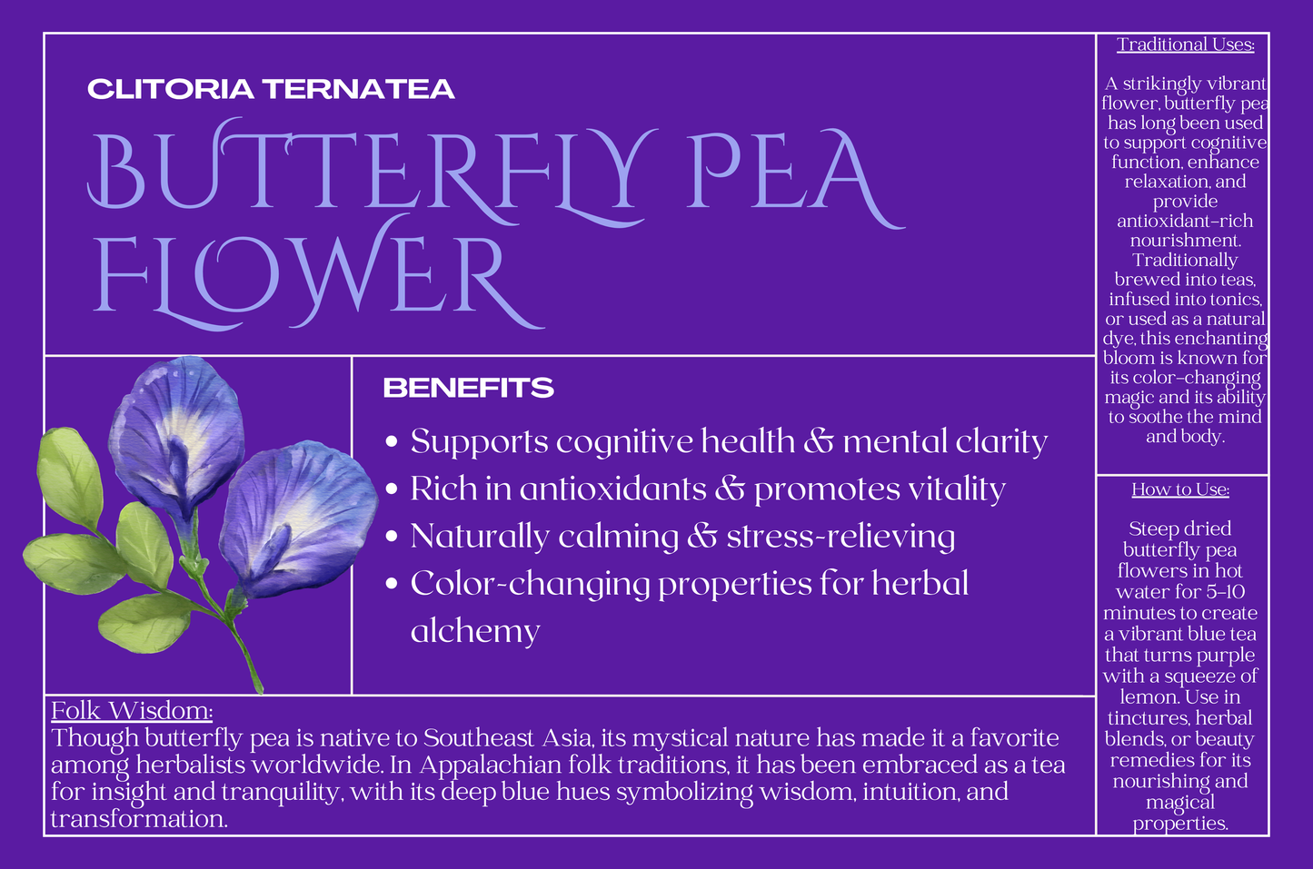 Butterfly Pea Flower