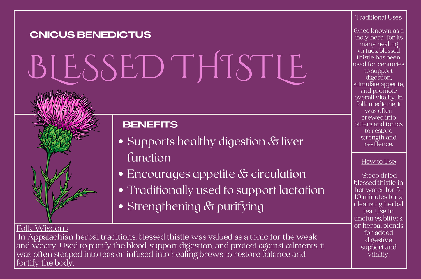 Blessed Thistle