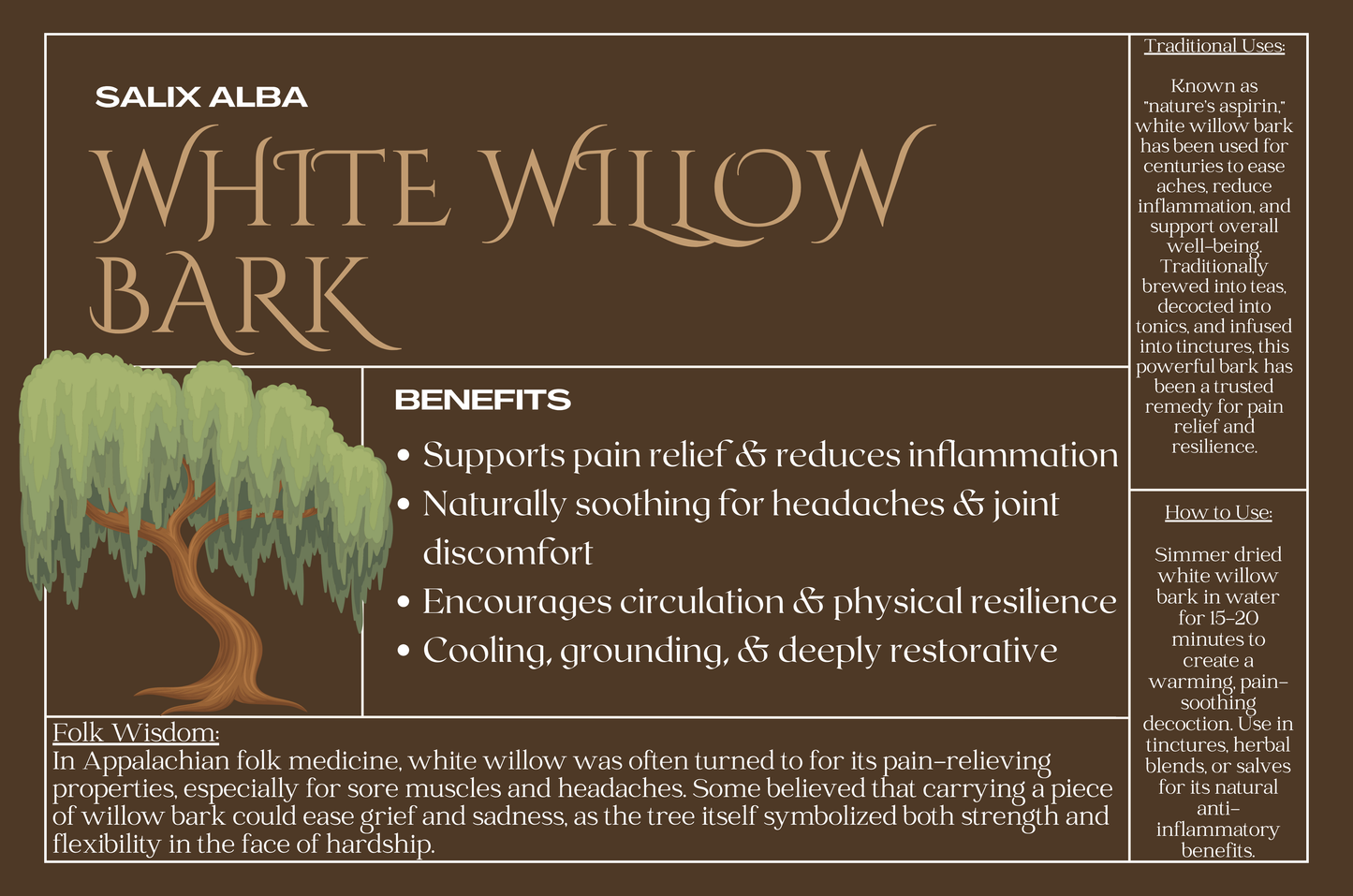 White Willow Bark