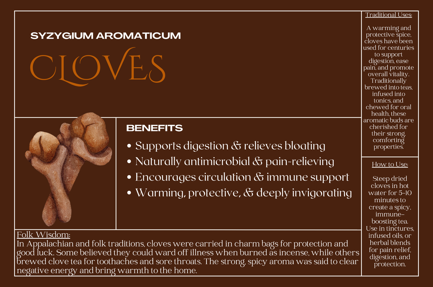 Cloves